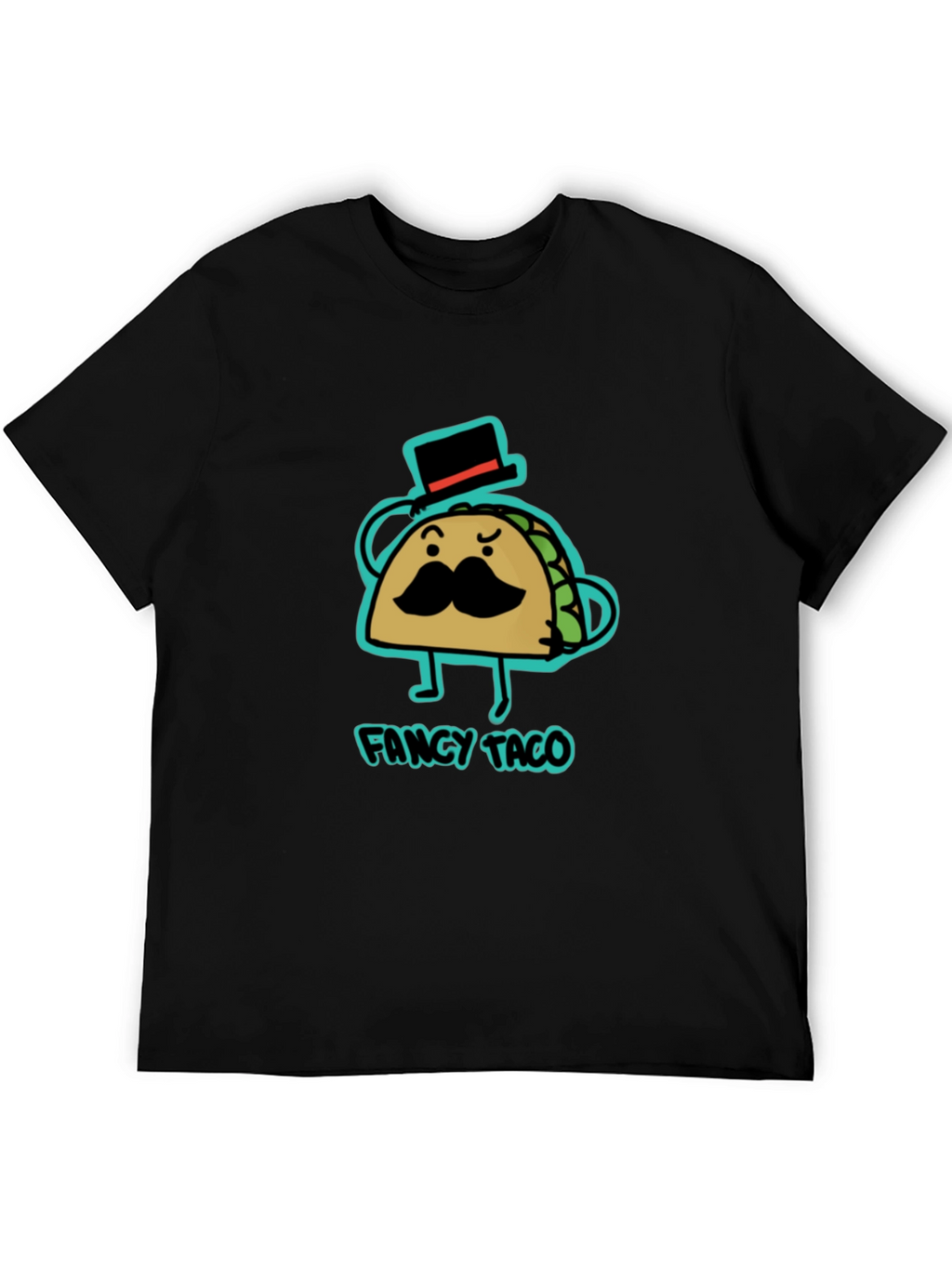 Fancy Taco Graphic Tee - Cool Novelty T-Shirt