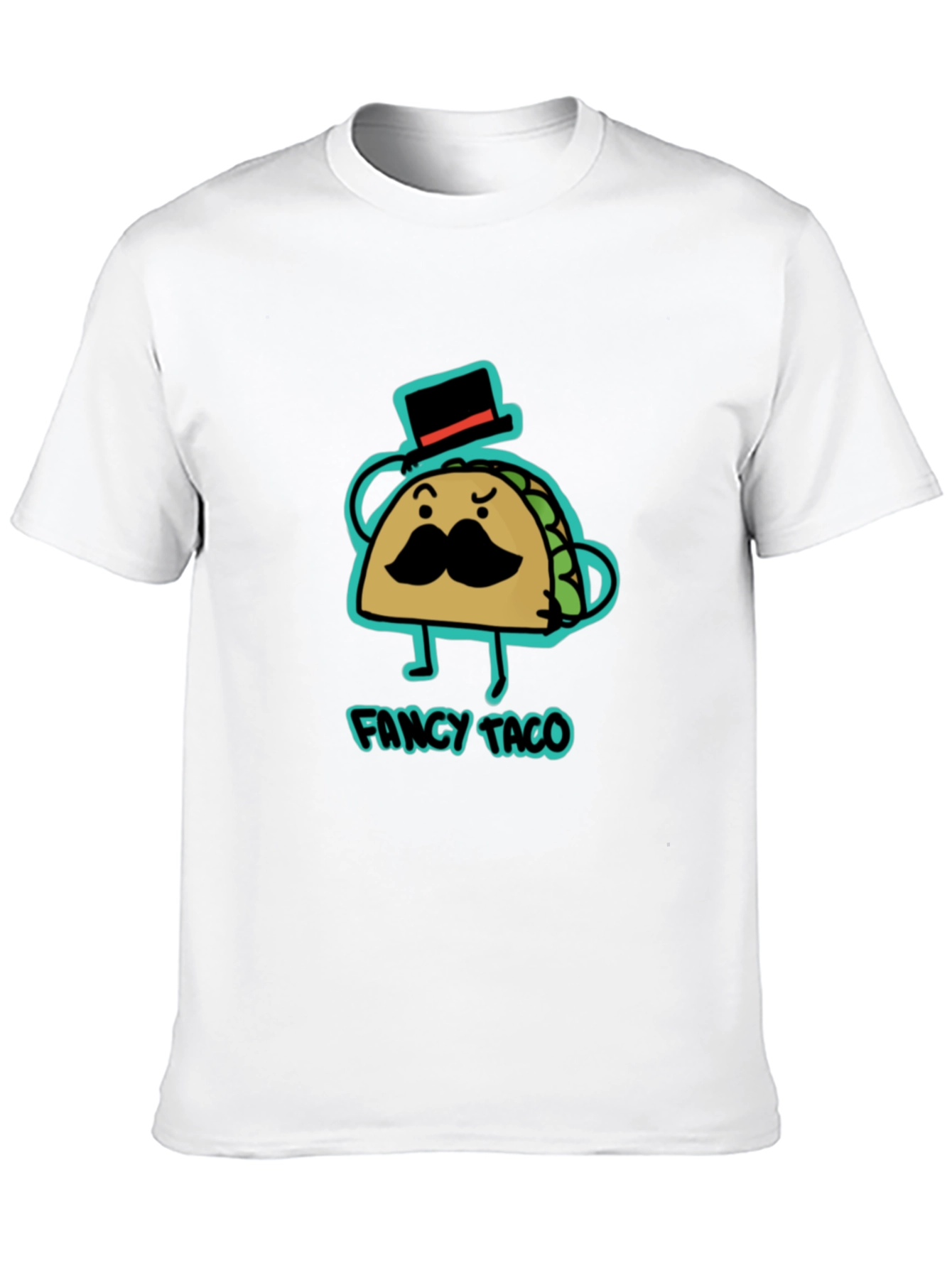 Fancy Taco Graphic Tee - Cool Novelty T-Shirt