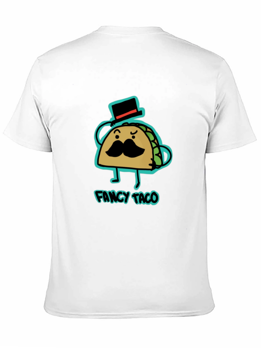 Fancy Taco Graphic Tee - Cool Novelty T-Shirt
