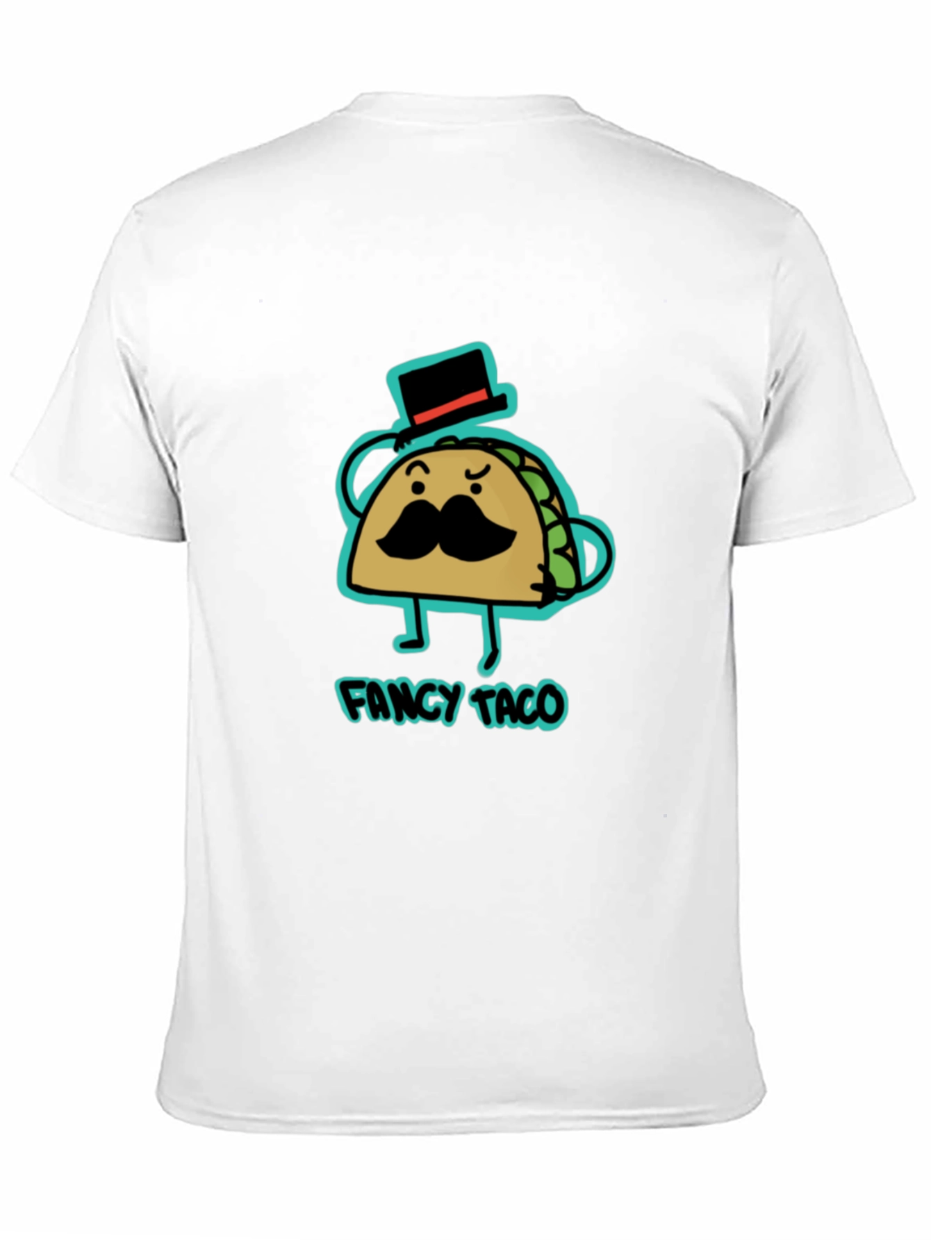 Fancy Taco Graphic Tee - Cool Novelty T-Shirt