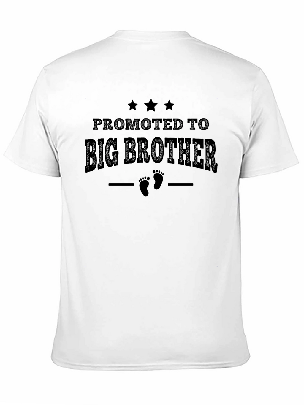 Promoted to Big Brother Black Graphic Tee