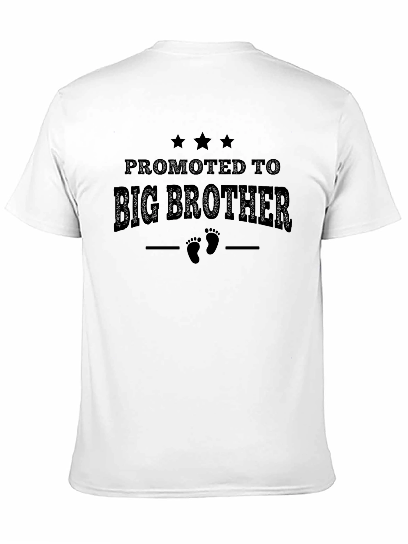 Promoted to Big Brother Black Graphic Tee