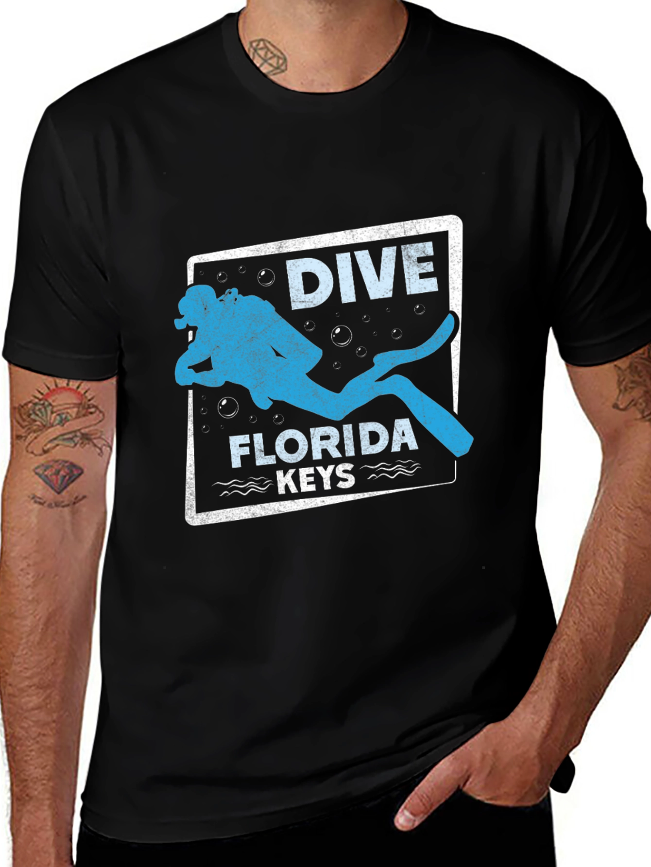 Dive Florida Keys Graphic Tee - Scuba Diving T-Shirt