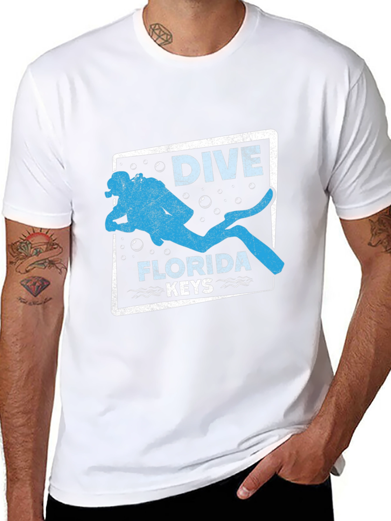 Dive Florida Keys Graphic Tee - Scuba Diving T-Shirt