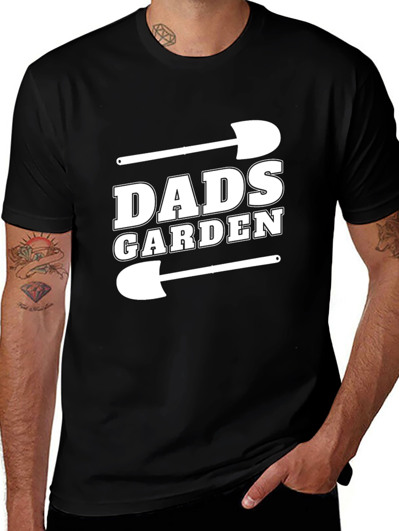 Dads Garden Black T-Shirt