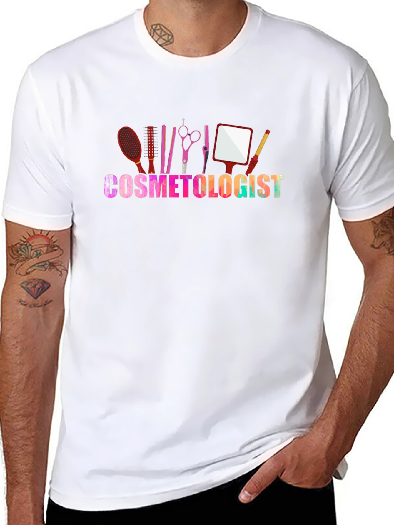 Cosmetologist Graphic T-Shirt - Salon & Beauty Design