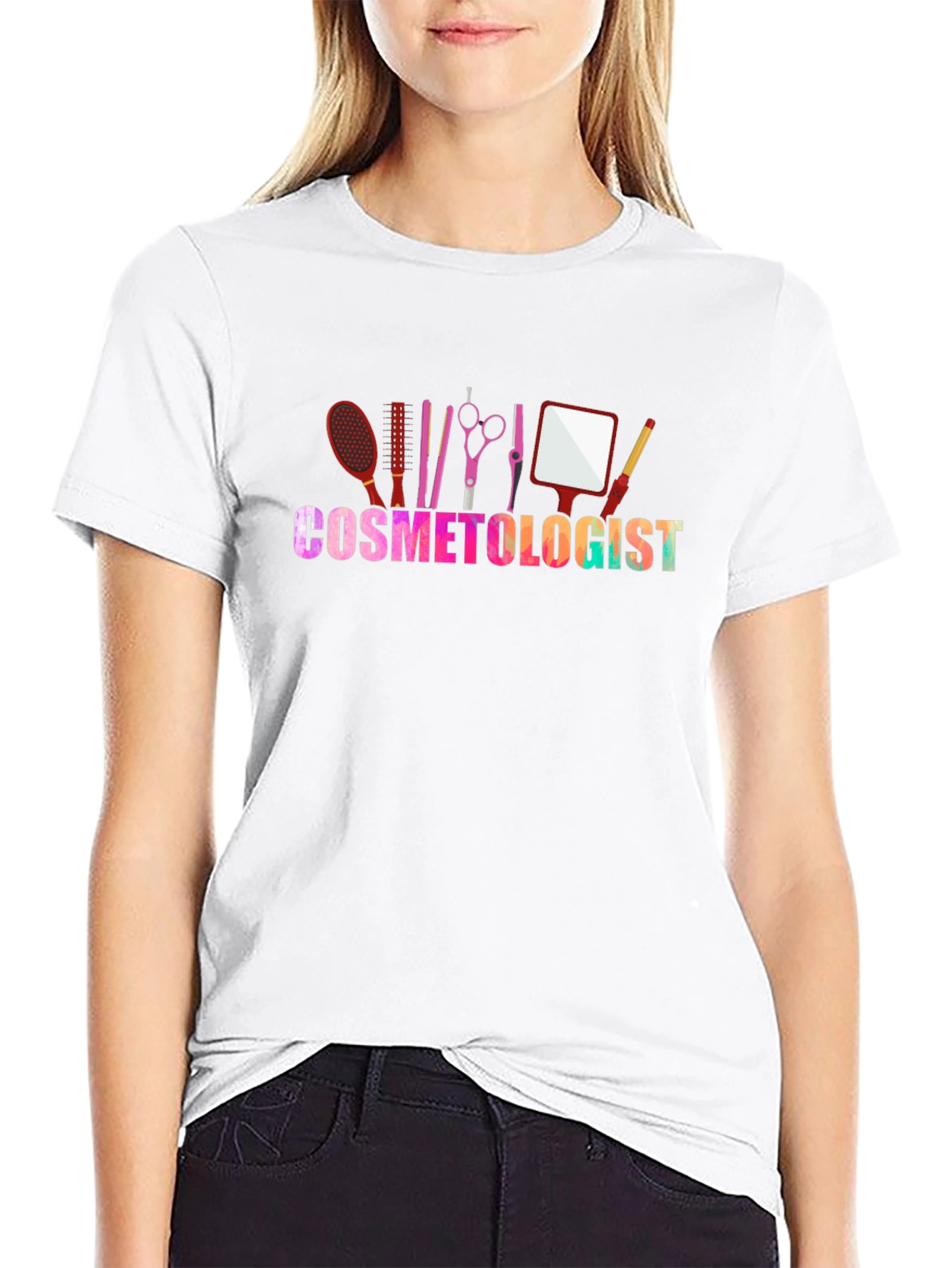 Cosmetologist Graphic T-Shirt - Salon & Beauty Design