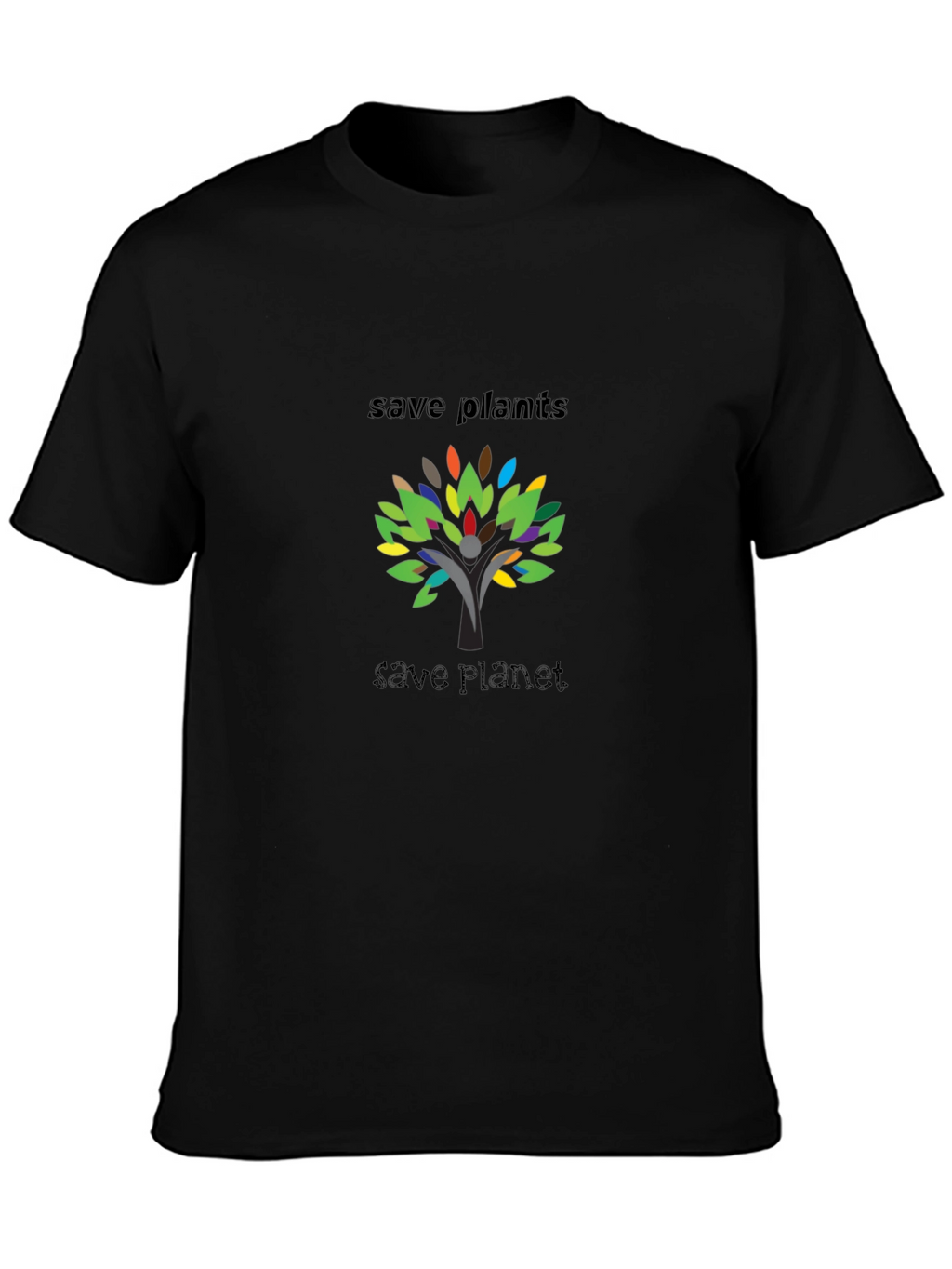 Eco-Friendly Save Plants Graphic T-Shirt