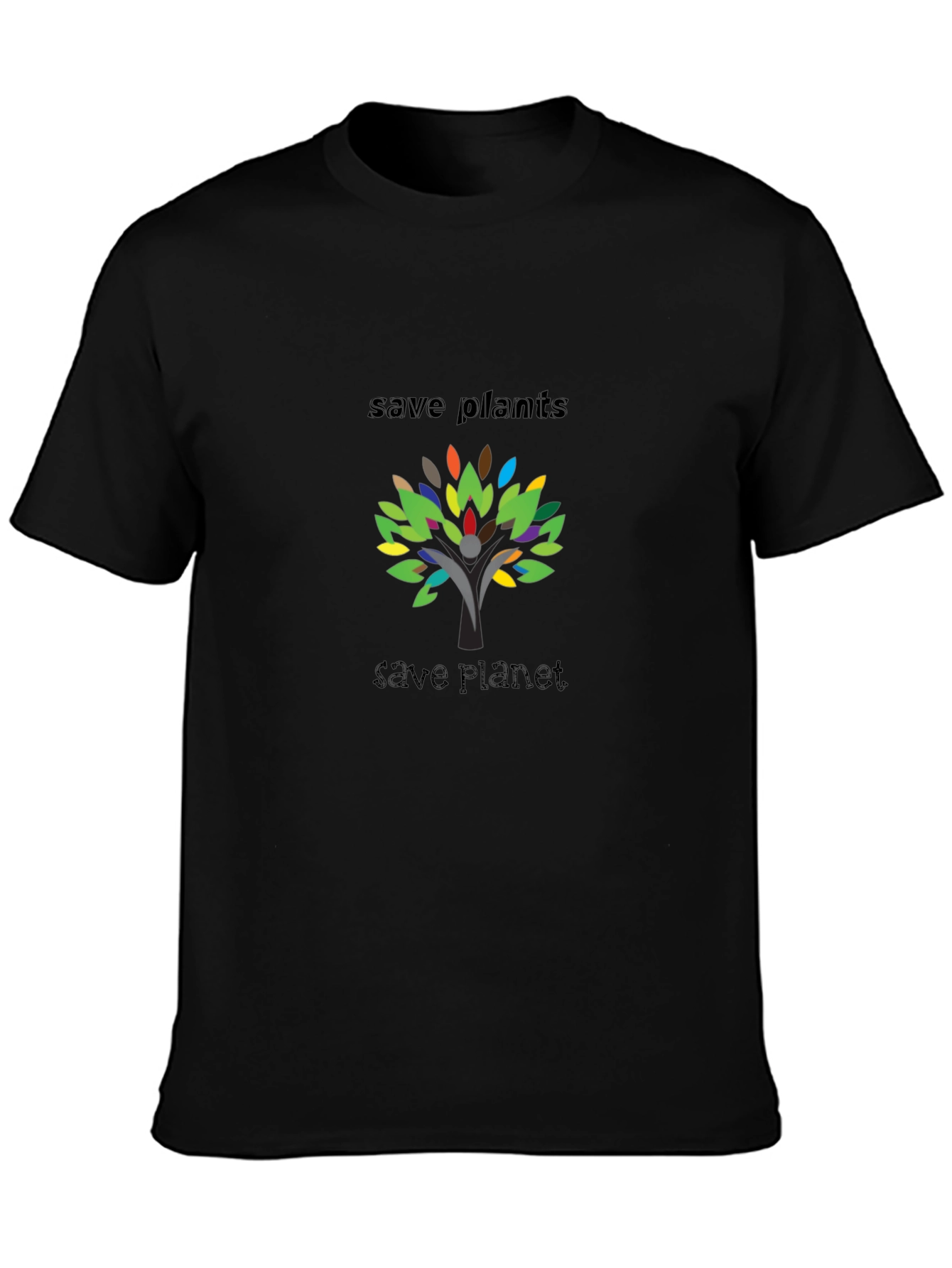 Eco-Friendly Save Plants Graphic T-Shirt