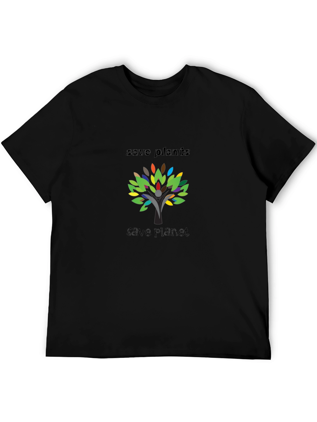 Eco-Friendly Save Plants Graphic T-Shirt