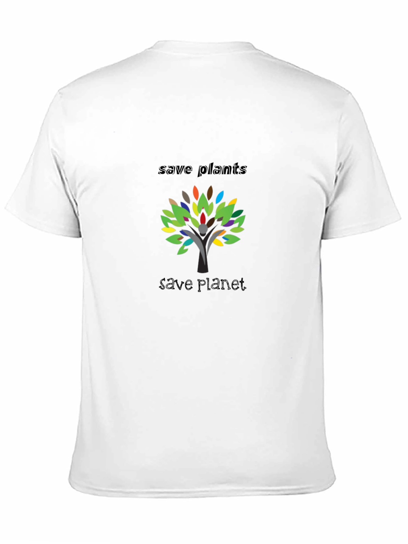 Eco-Friendly Save Plants Graphic T-Shirt