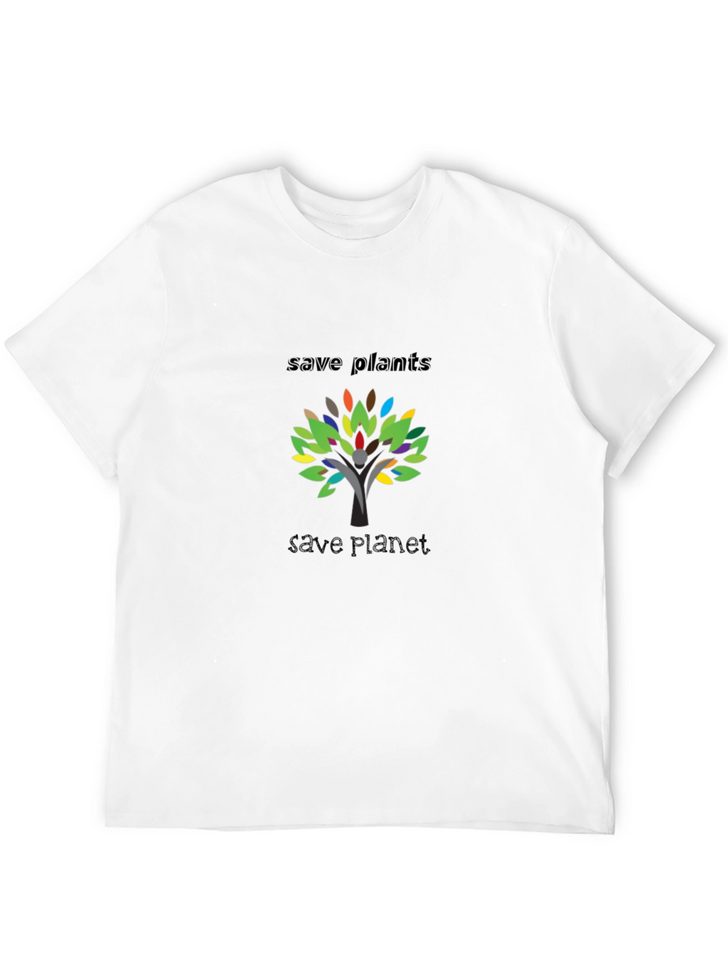Eco-Friendly Save Plants Graphic T-Shirt