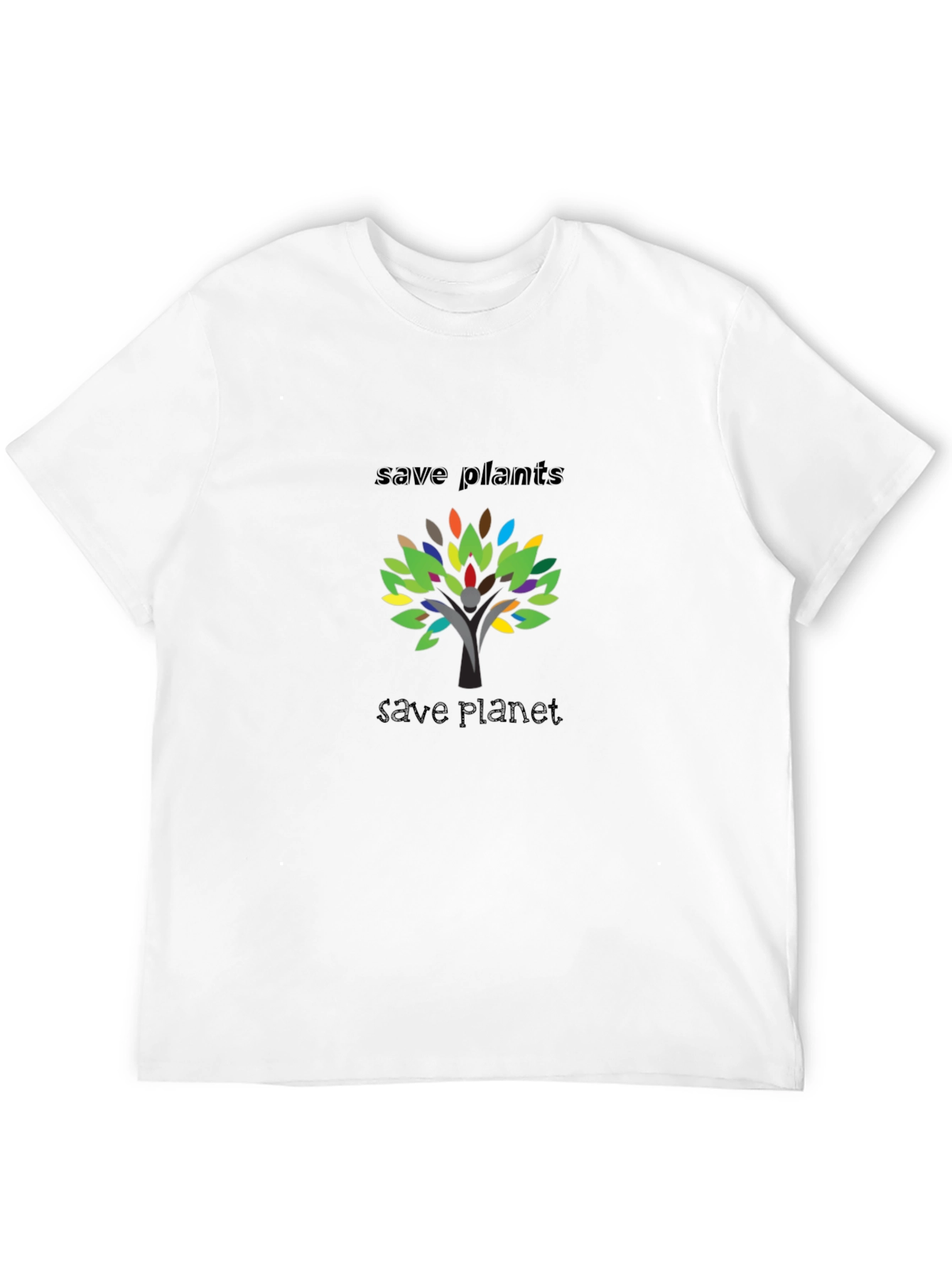 Eco-Friendly Save Plants Graphic T-Shirt