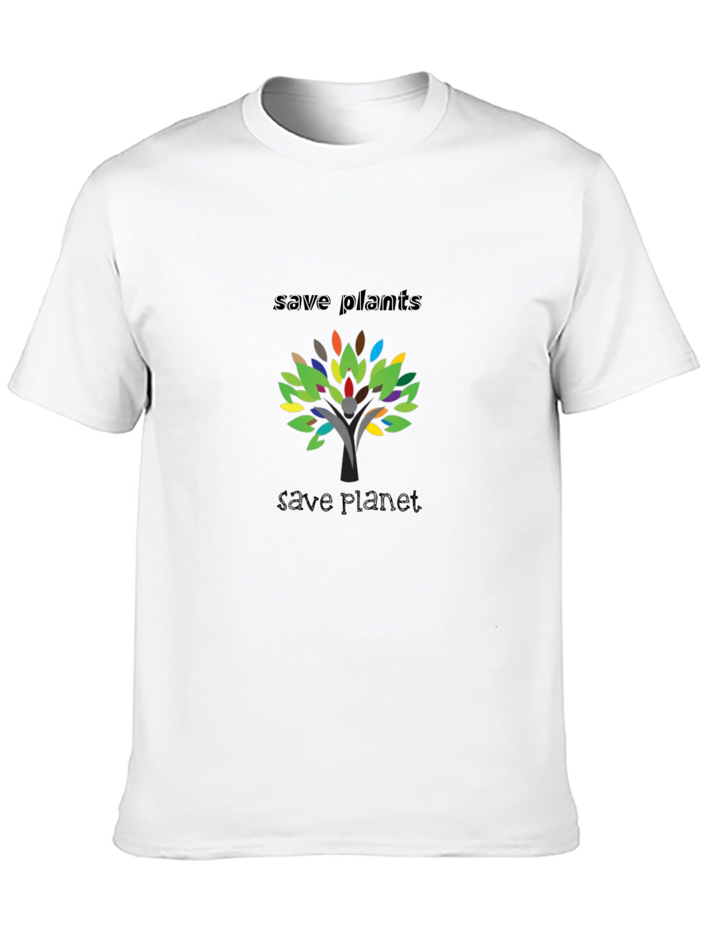 Eco-Friendly Save Plants Graphic T-Shirt
