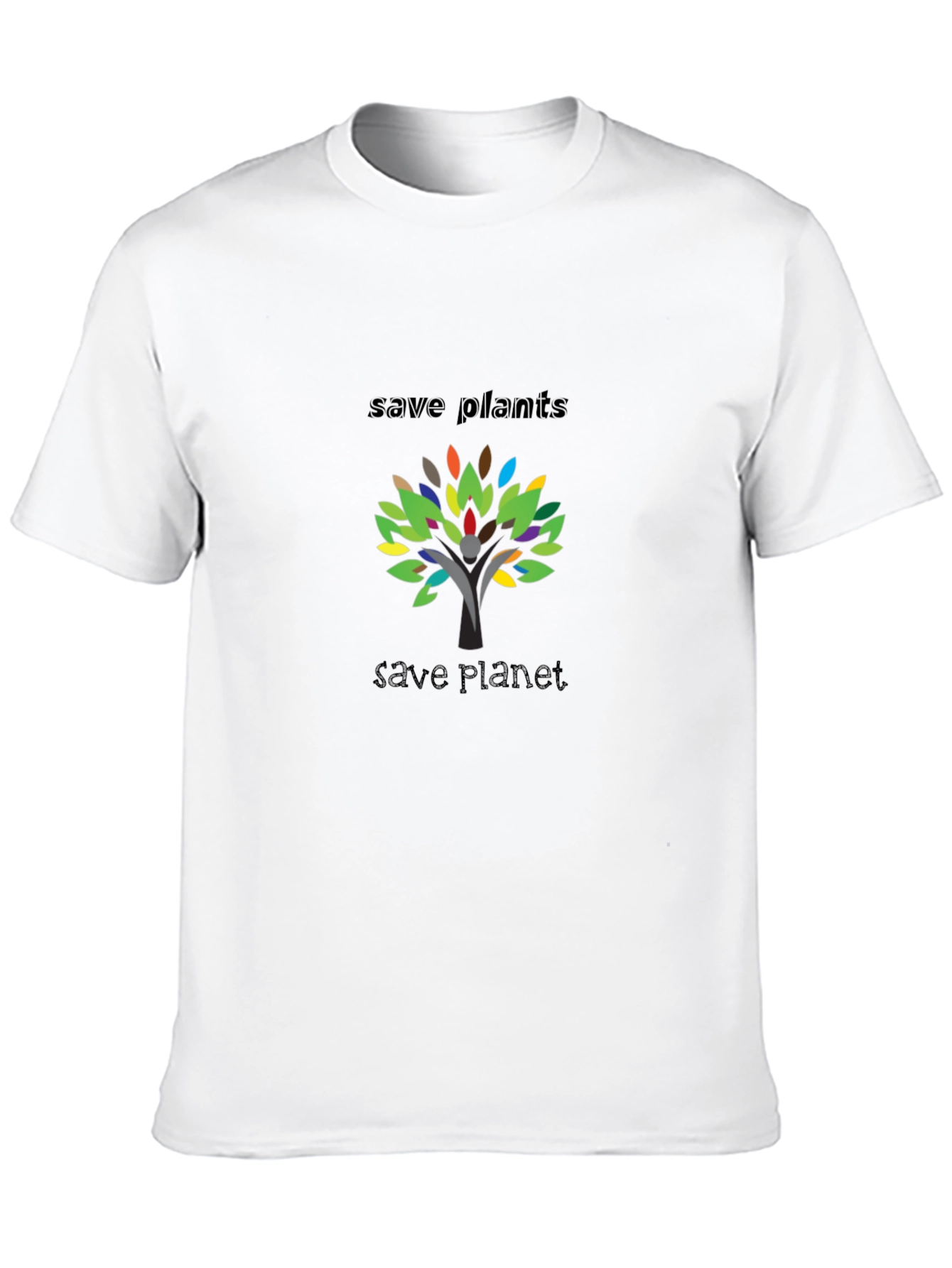 Eco-Friendly Save Plants Graphic T-Shirt
