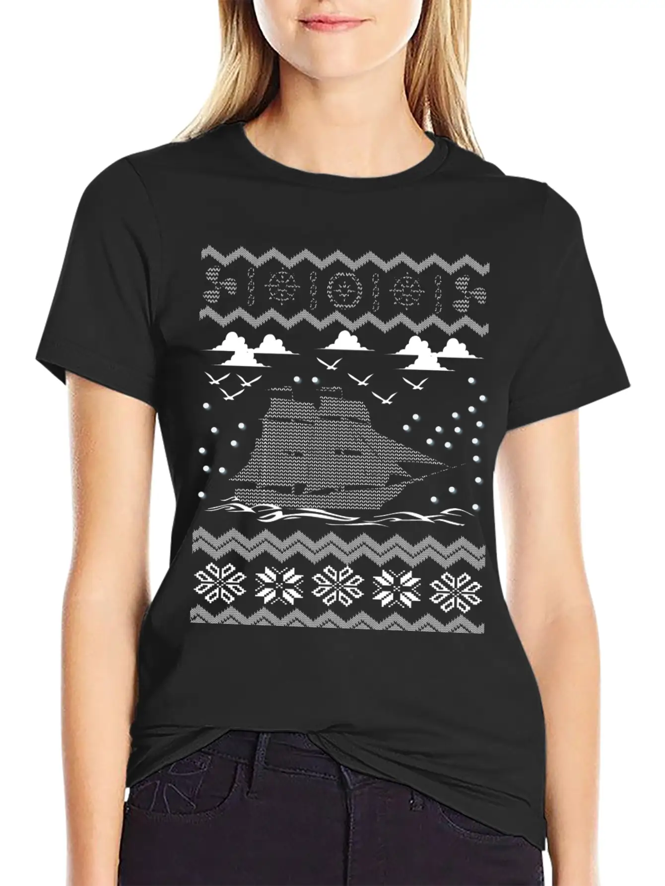 UGLY CHRISTMAS SWEATER Unisex Casual T-Shirt – Clean Design For Daily Comfort