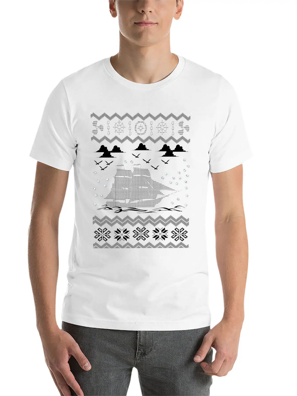 UGLY CHRISTMAS SWEATER Unisex Casual T-Shirt – Clean Design For Daily Comfort