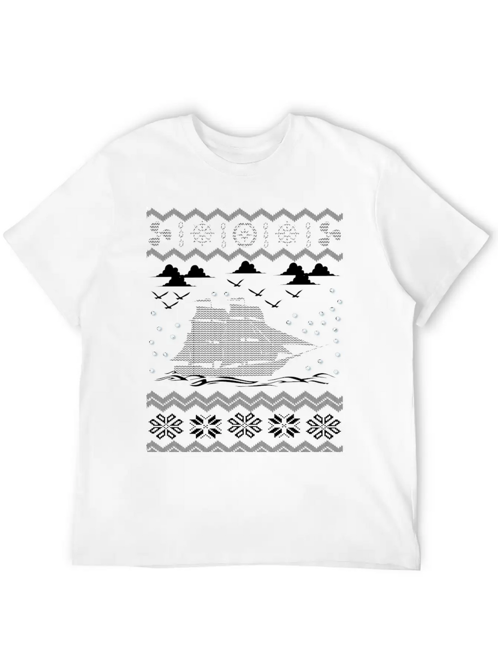 UGLY CHRISTMAS SWEATER Unisex Casual T-Shirt – Clean Design For Daily Comfort