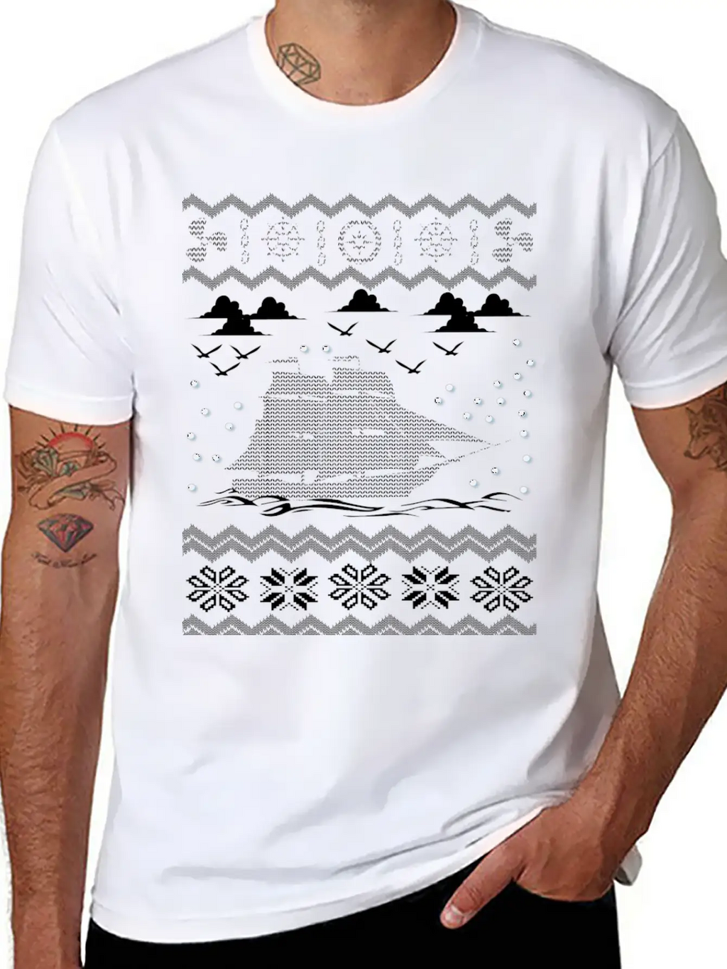 UGLY CHRISTMAS SWEATER Unisex Casual T-Shirt – Clean Design For Daily Comfort