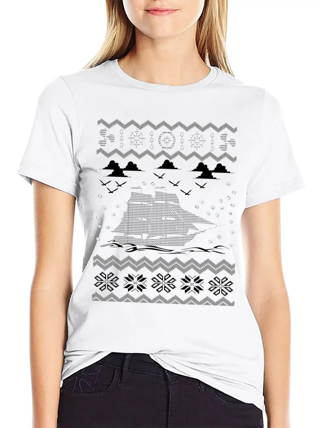 UGLY CHRISTMAS SWEATER Unisex Casual T-Shirt – Clean Design For Daily Comfort