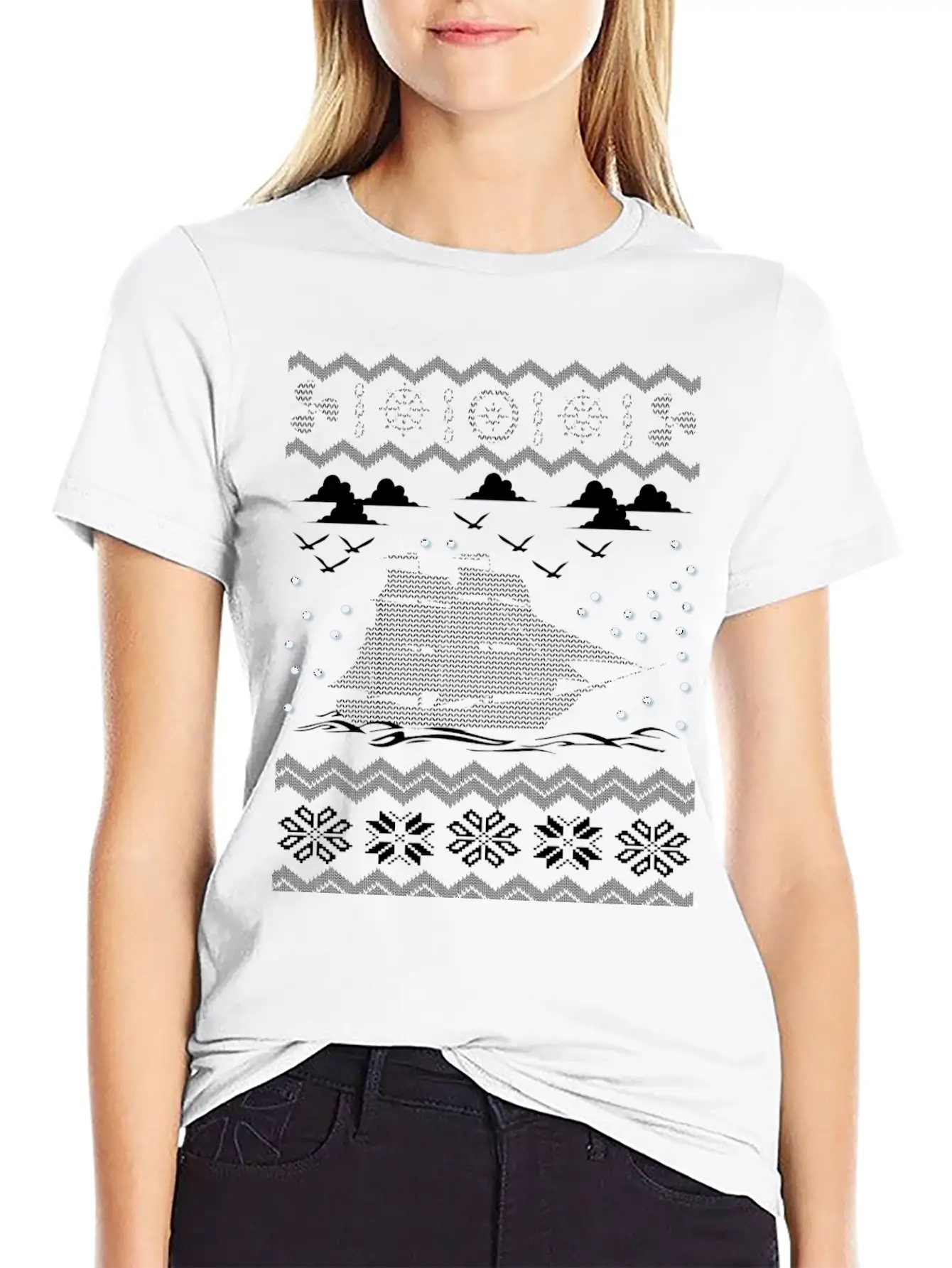 UGLY CHRISTMAS SWEATER Unisex Casual T-Shirt – Clean Design For Daily Comfort