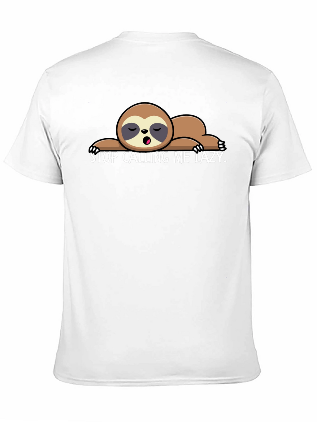 Lazy Sloth Graphic T-Shirt - Soft Cotton Tee