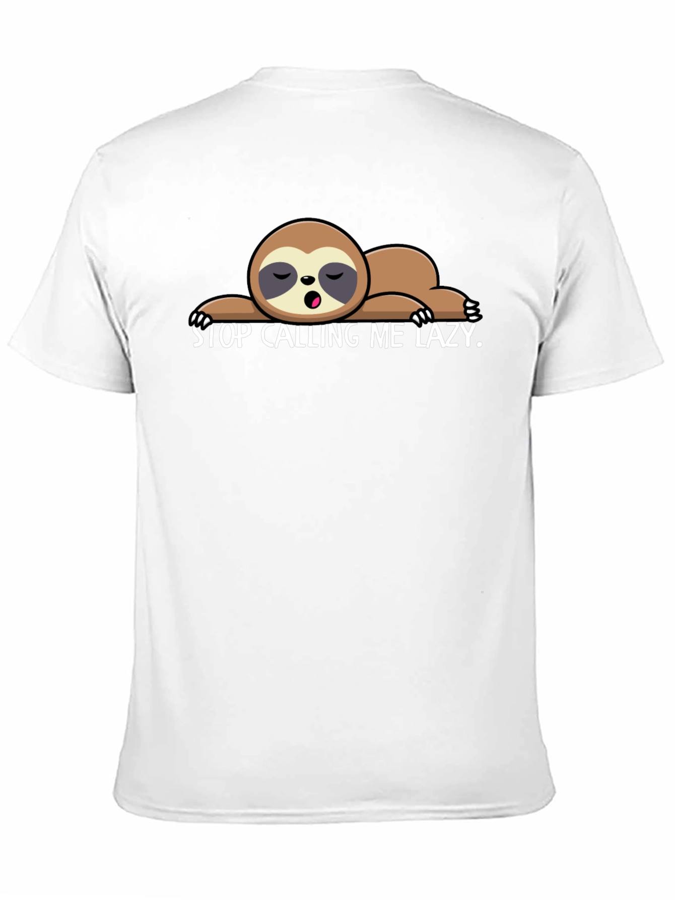 Lazy Sloth Graphic T-Shirt - Soft Cotton Tee