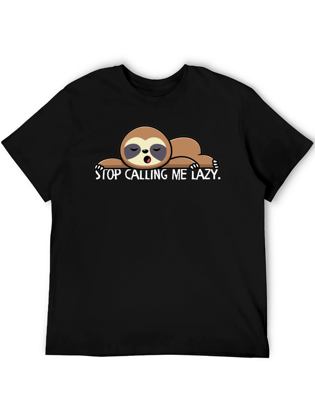 Lazy Sloth Graphic T-Shirt - Soft Cotton Tee