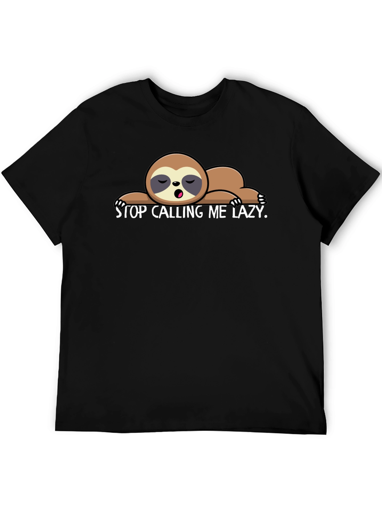 Lazy Sloth Graphic T-Shirt - Soft Cotton Tee