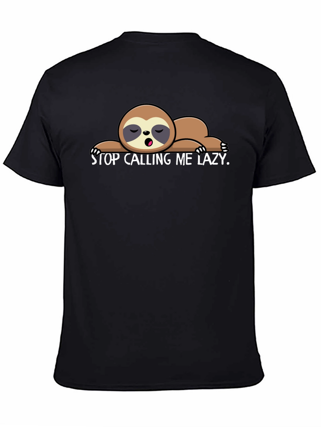 Lazy Sloth Graphic T-Shirt - Soft Cotton Tee