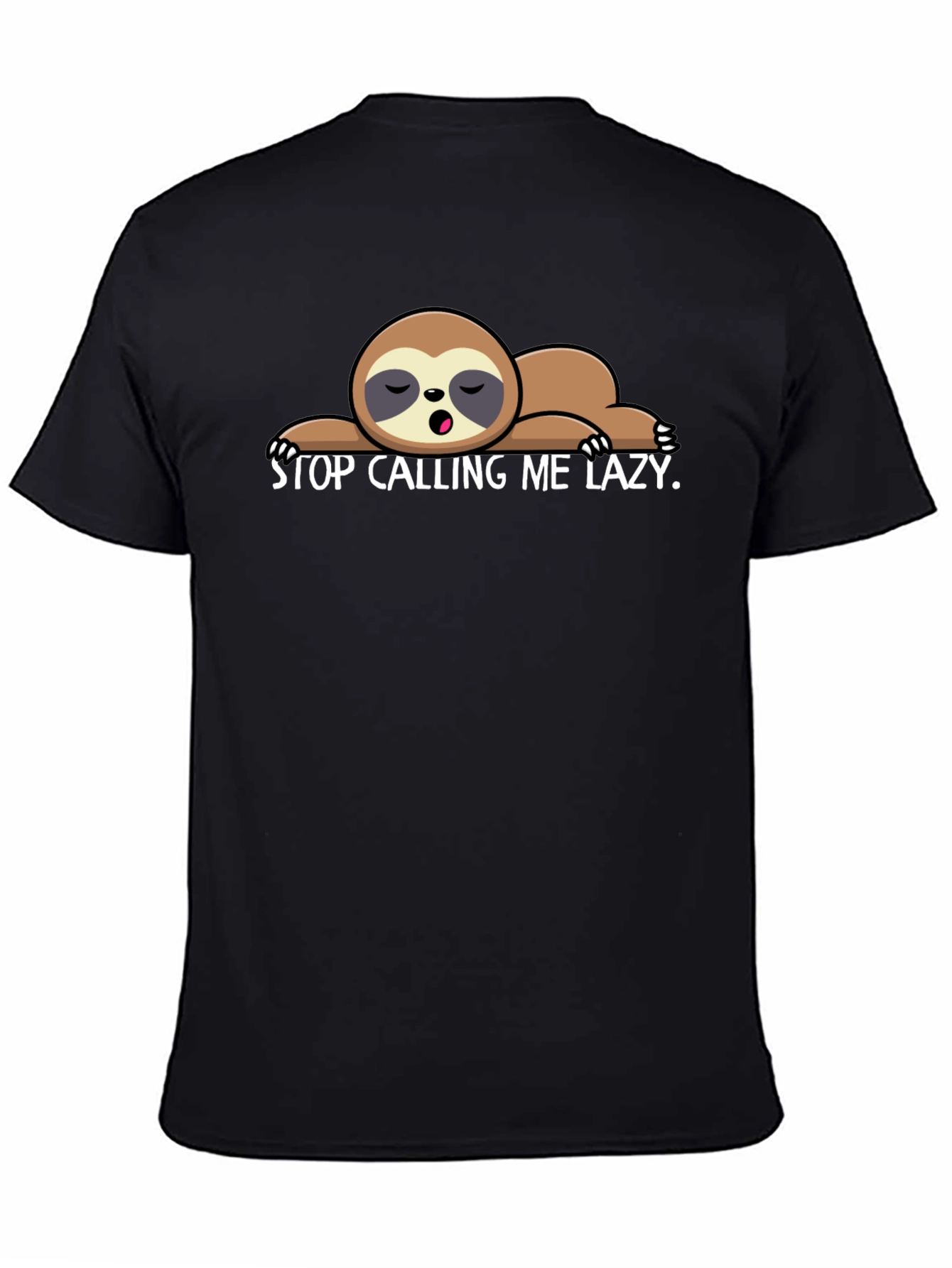 Lazy Sloth Graphic T-Shirt - Soft Cotton Tee