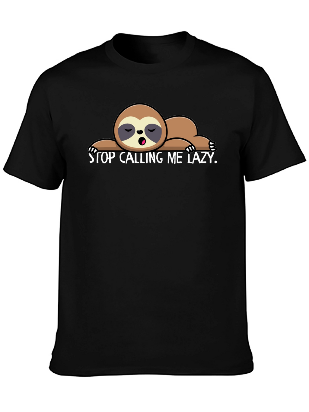 Lazy Sloth Graphic T-Shirt - Soft Cotton Tee