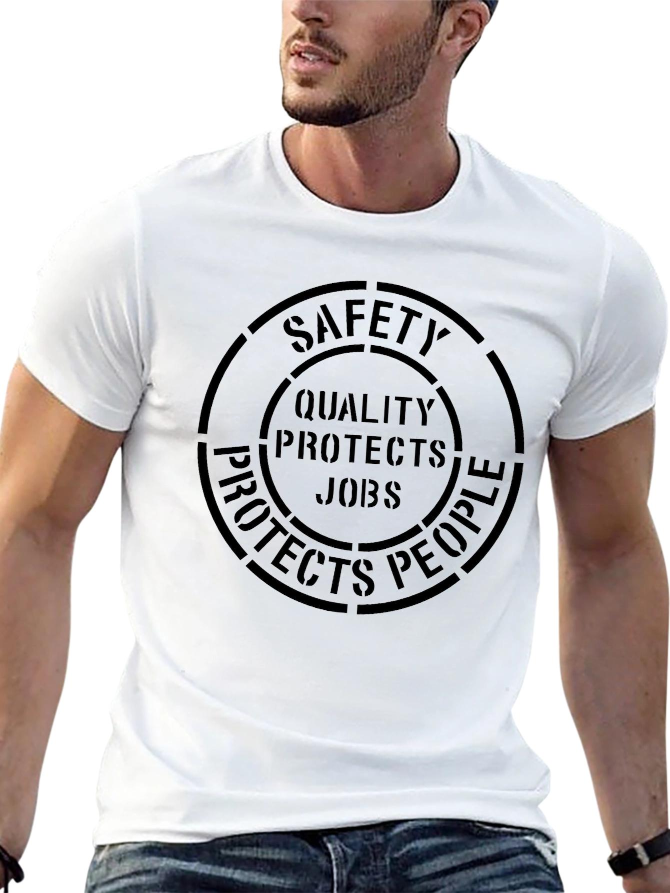 Safety Quality Jobs Protects People T-Shirt
