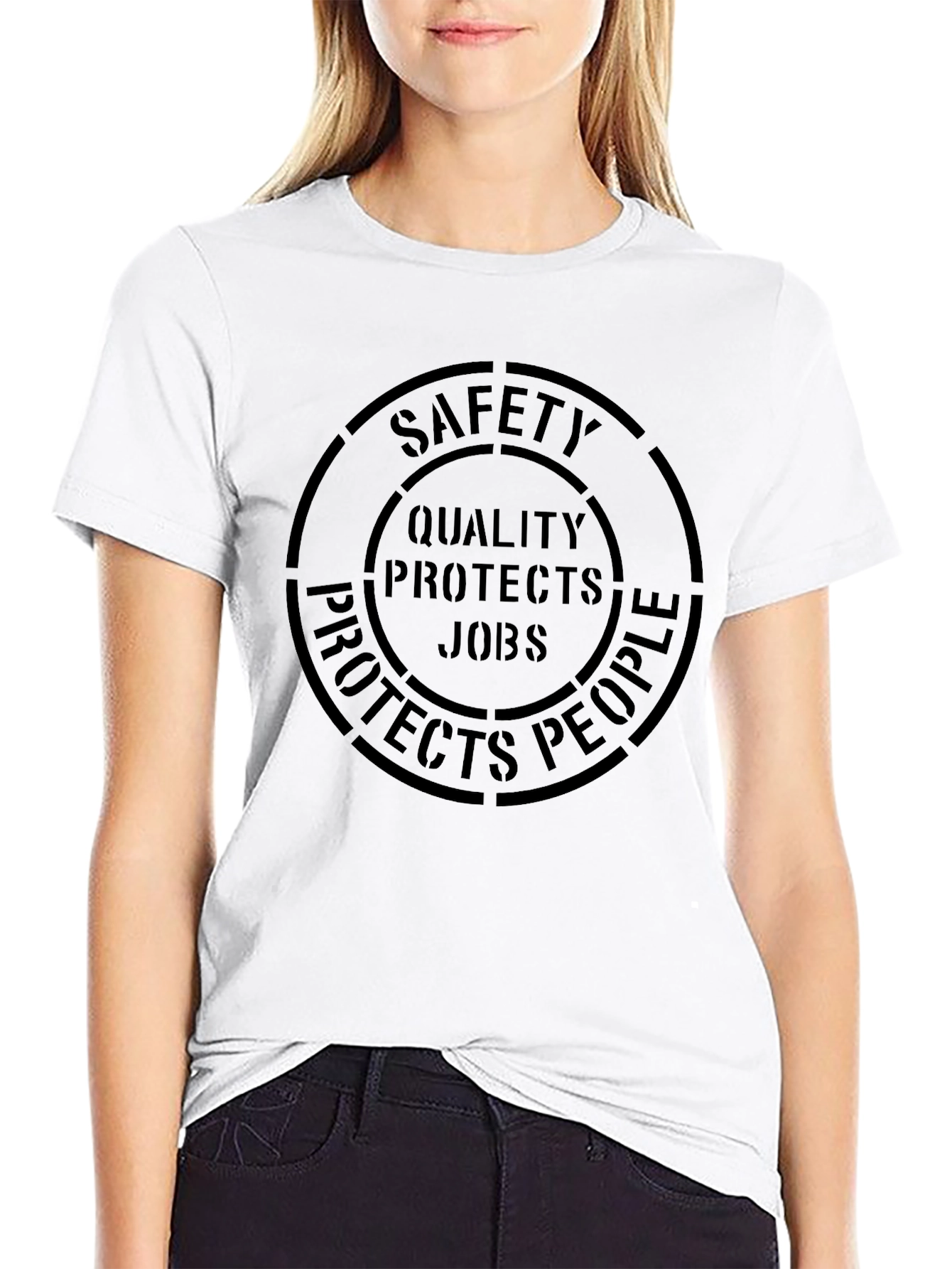 Safety Quality Jobs Protects People T-Shirt