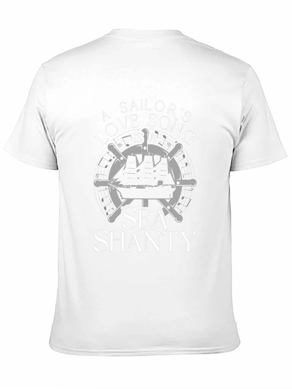 Sailors Love Song Sea Shanty Black T-Shirt