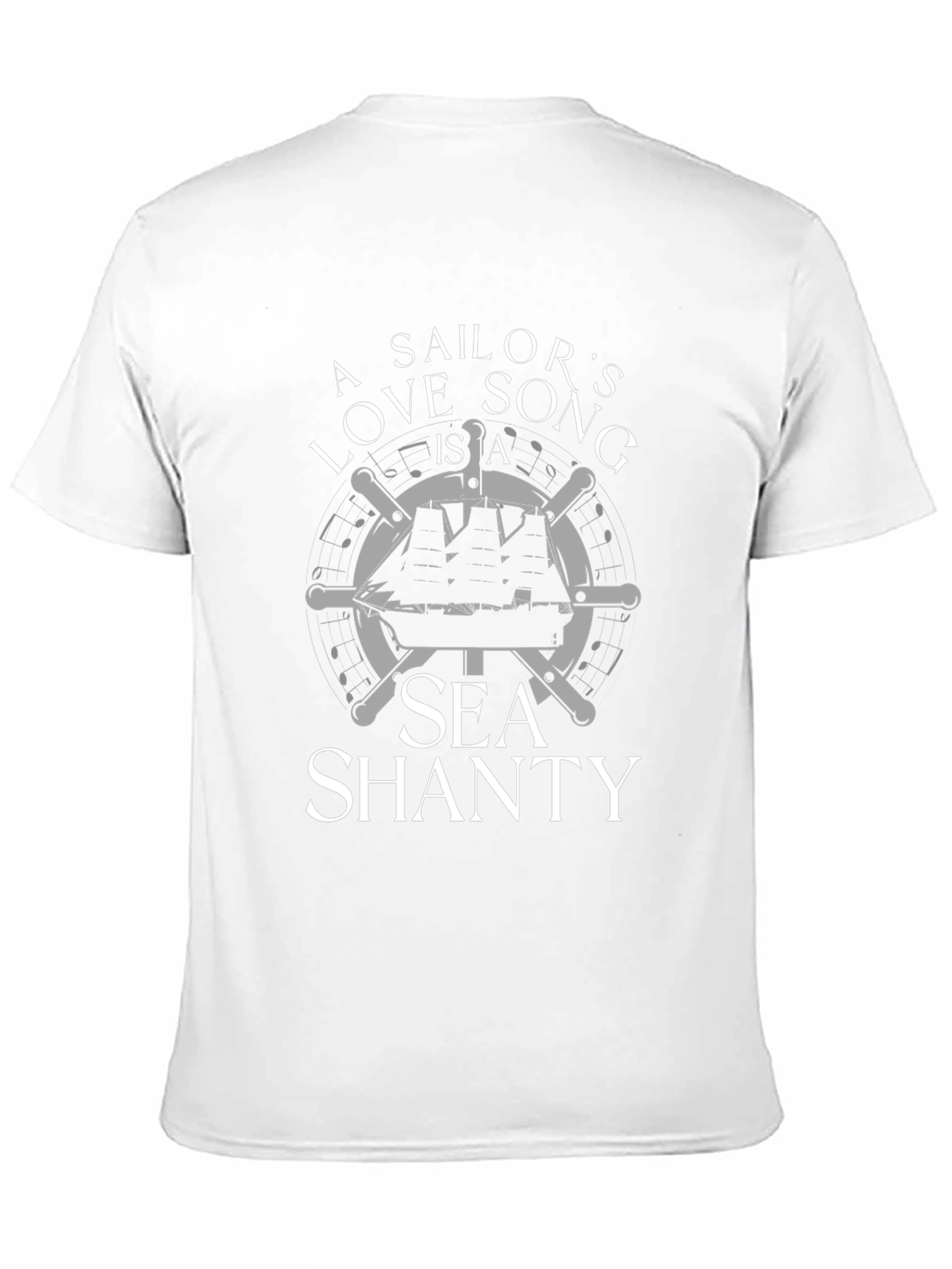 Sailors Love Song Sea Shanty Black T-Shirt
