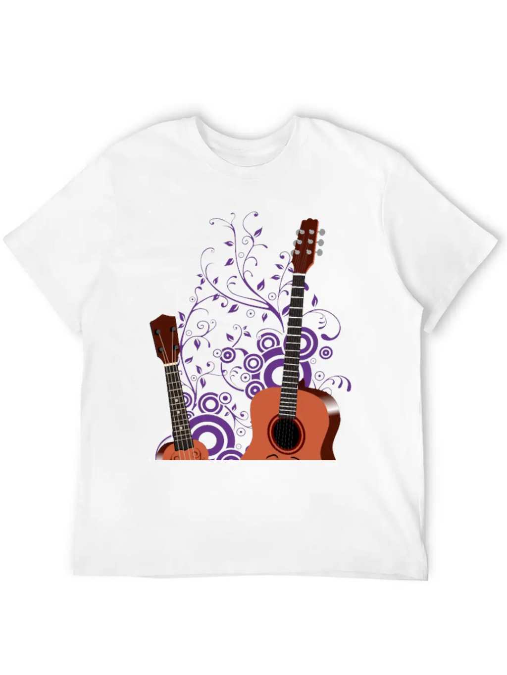 Uke Im Your Father - Acoustic Guitar Cool Musical Unisex Casual T-Shirt – Clean Design For Daily Comfort