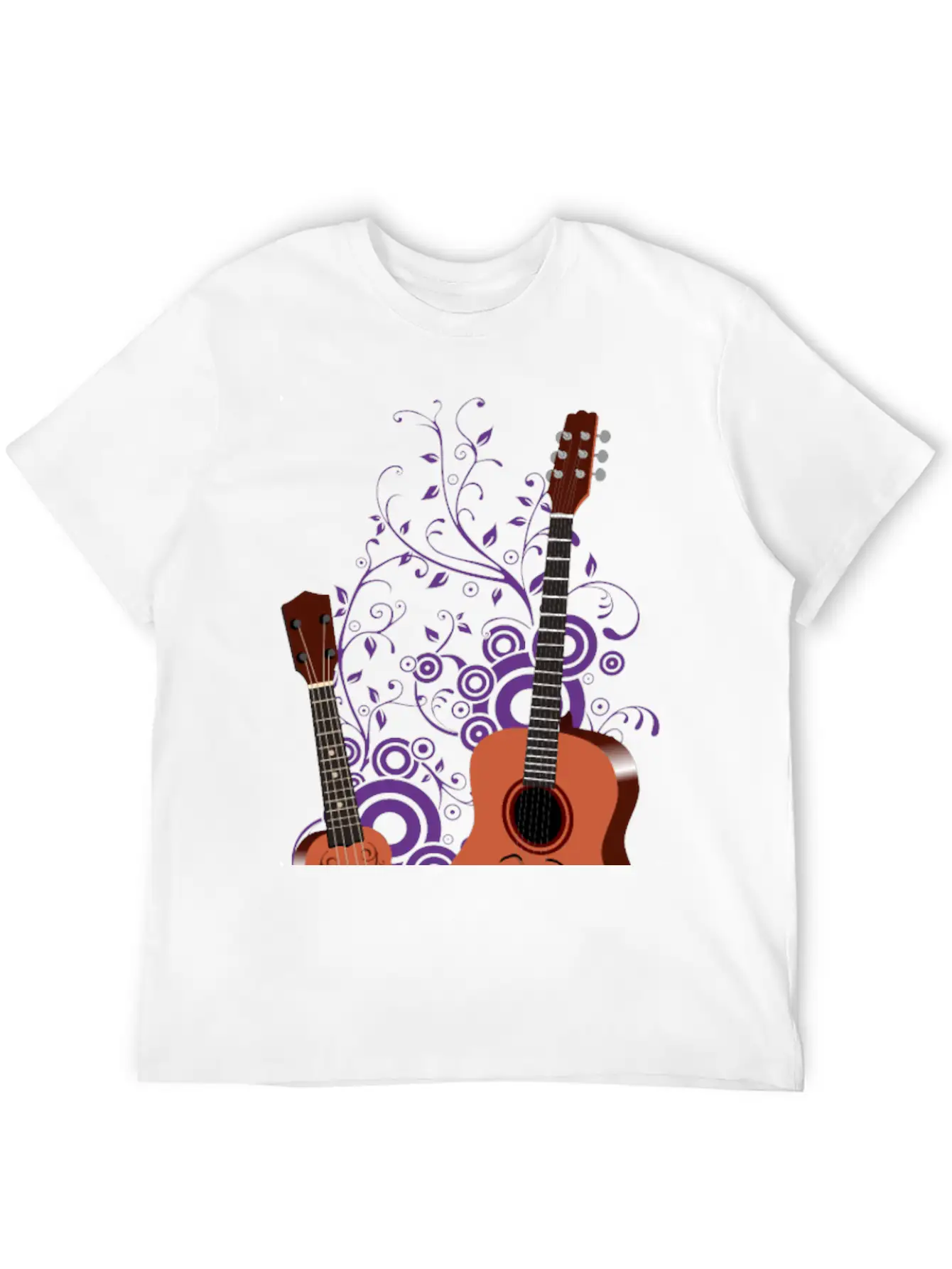 Uke Im Your Father - Acoustic Guitar Cool Musical Unisex Casual T-Shirt – Clean Design For Daily Comfort