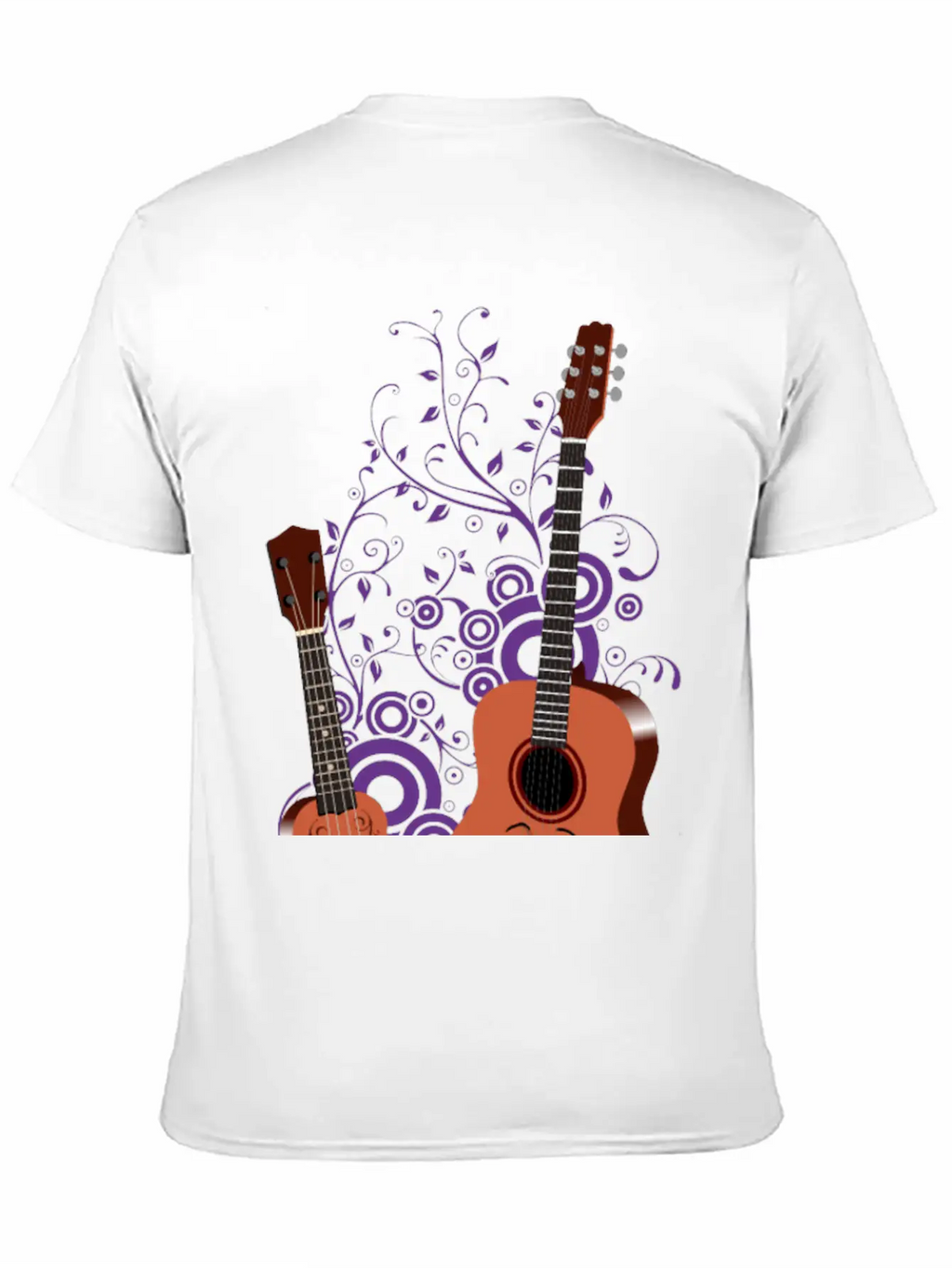 Uke Im Your Father - Acoustic Guitar Cool Musical Unisex Casual T-Shirt – Clean Design For Daily Comfort