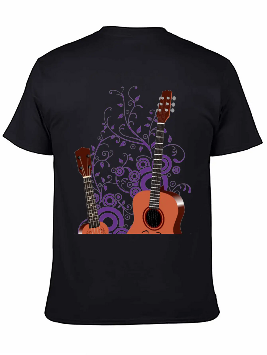 Uke Im Your Father - Acoustic Guitar Cool Musical Unisex Casual T-Shirt – Clean Design For Daily Comfort