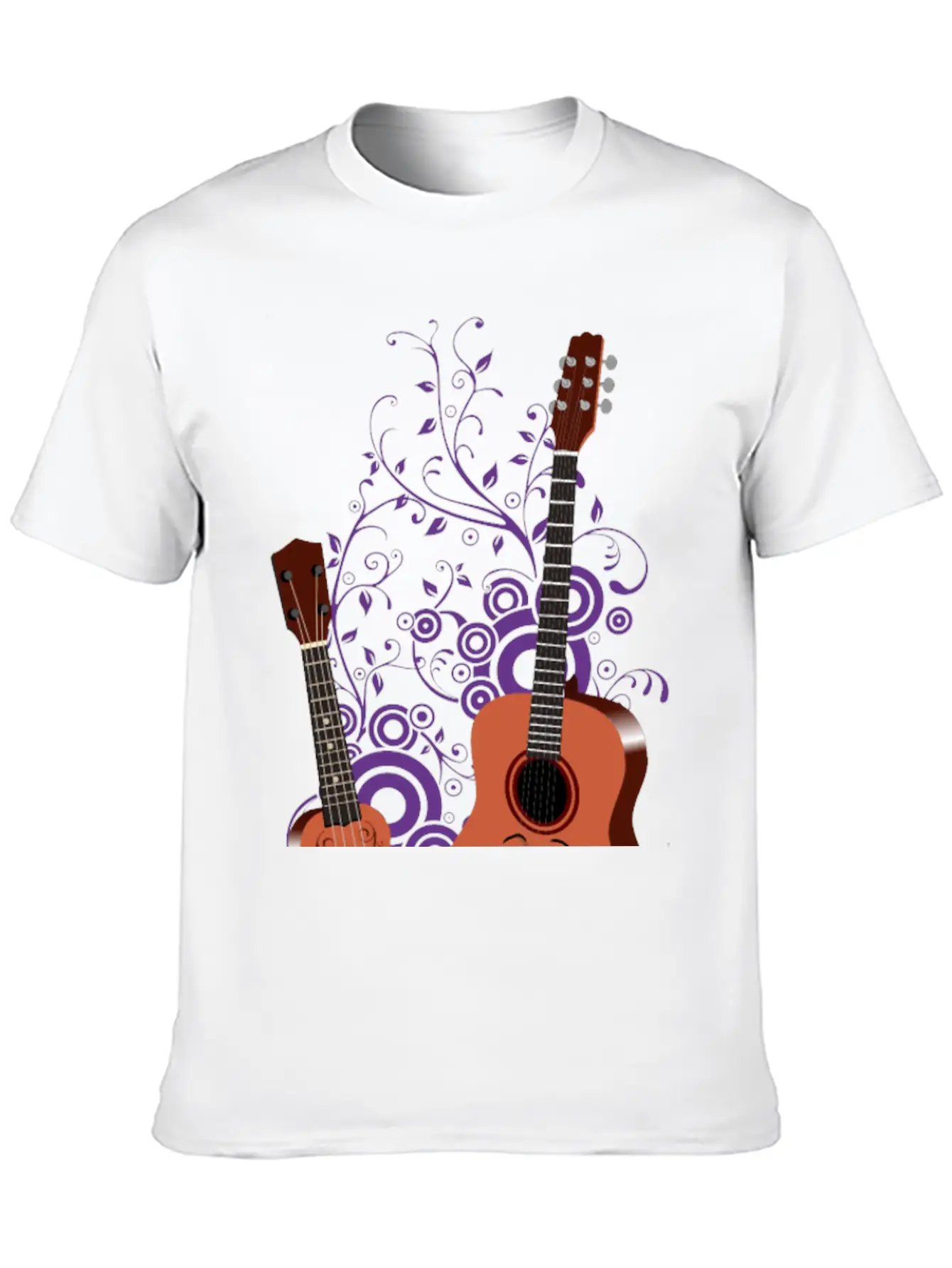 Uke Im Your Father - Acoustic Guitar Cool Musical Unisex Casual T-Shirt – Clean Design For Daily Comfort