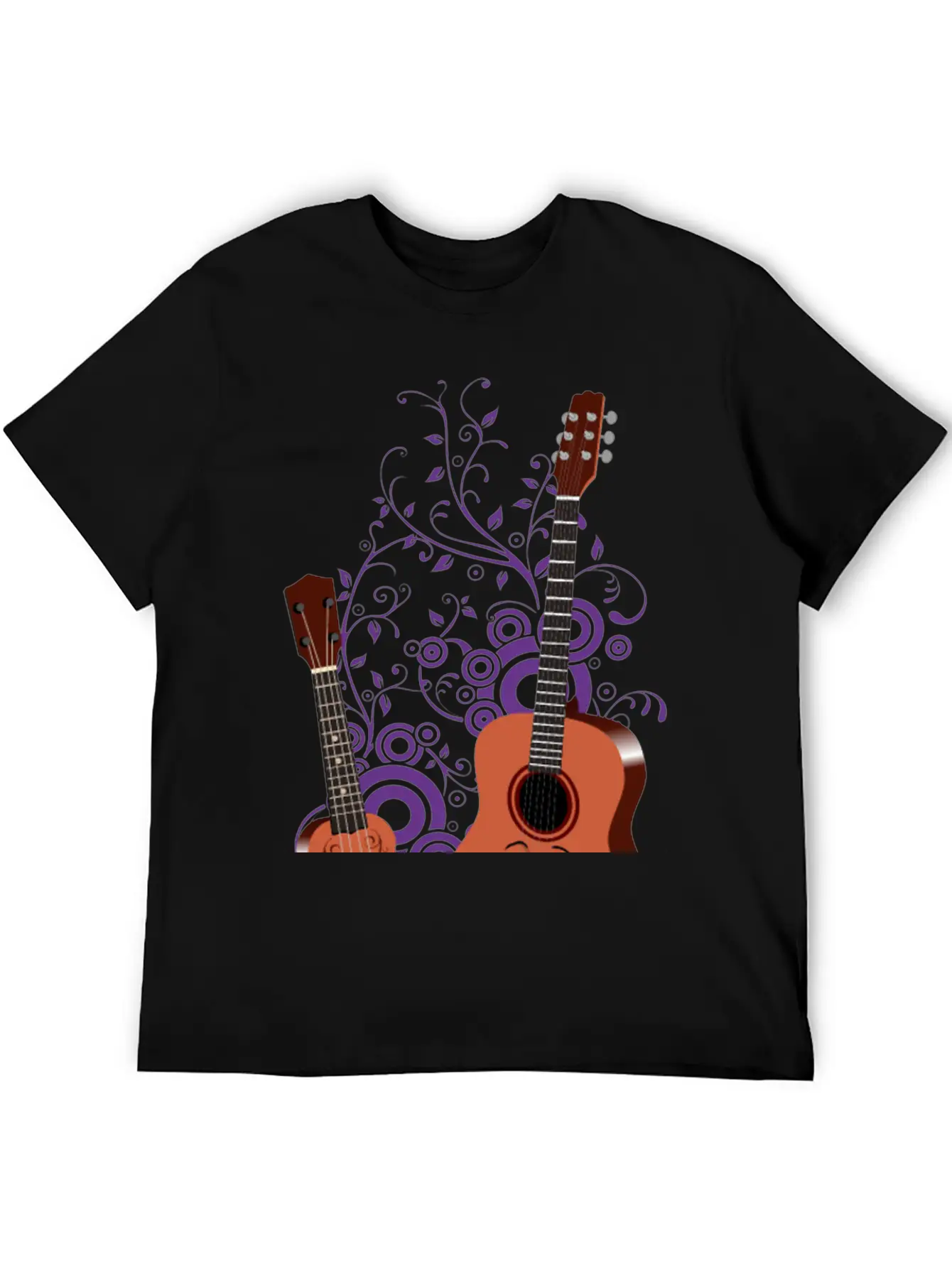 Uke Im Your Father - Acoustic Guitar Cool Musical Unisex Casual T-Shirt – Clean Design For Daily Comfort