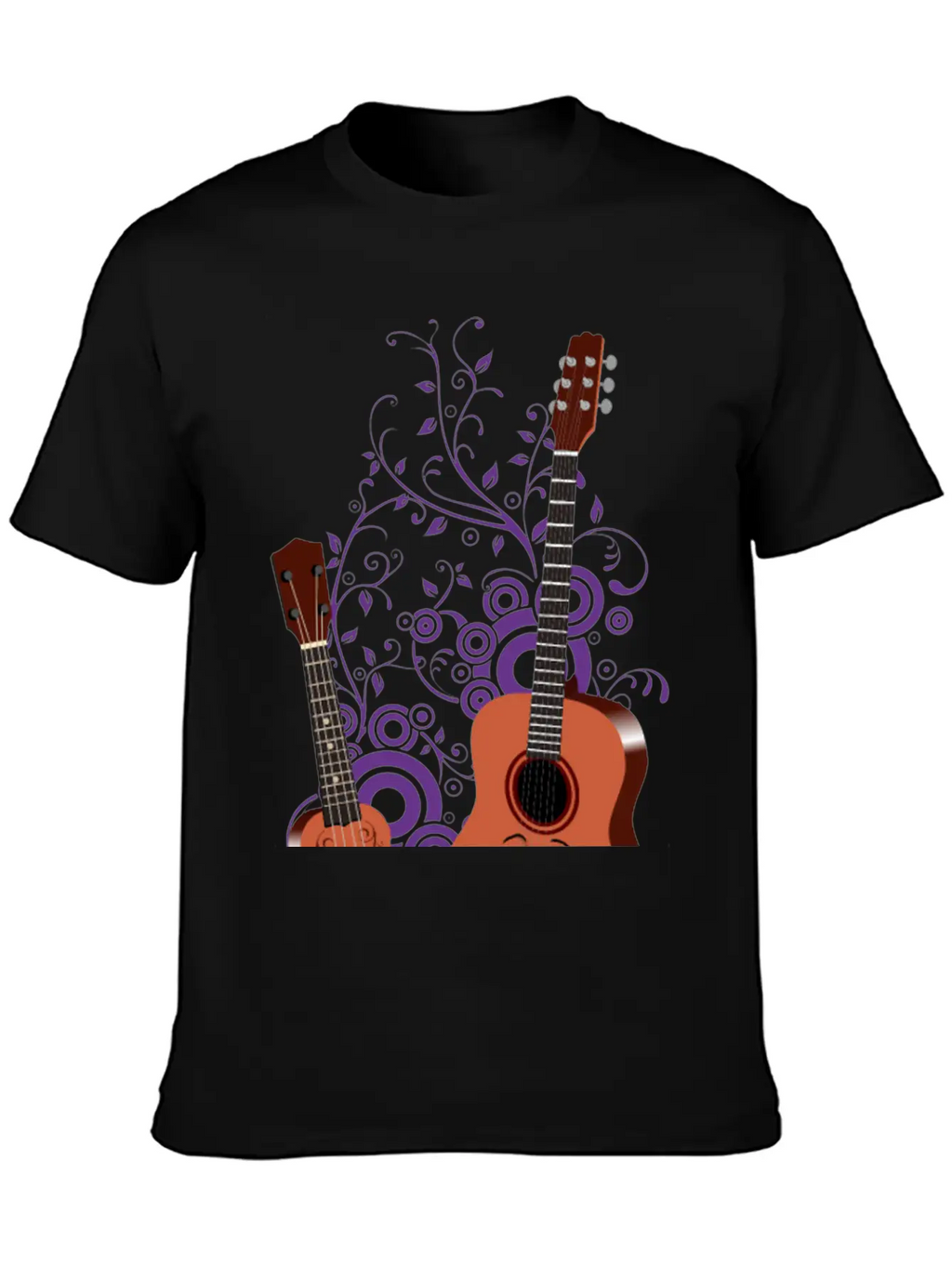 Uke Im Your Father - Acoustic Guitar Cool Musical Unisex Casual T-Shirt – Clean Design For Daily Comfort