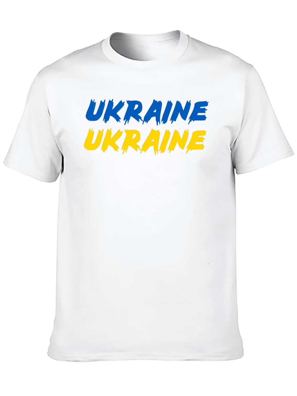 Ukraine Flag Stylish Everyday T-Shirt – Unisex Basic Cotton Tee