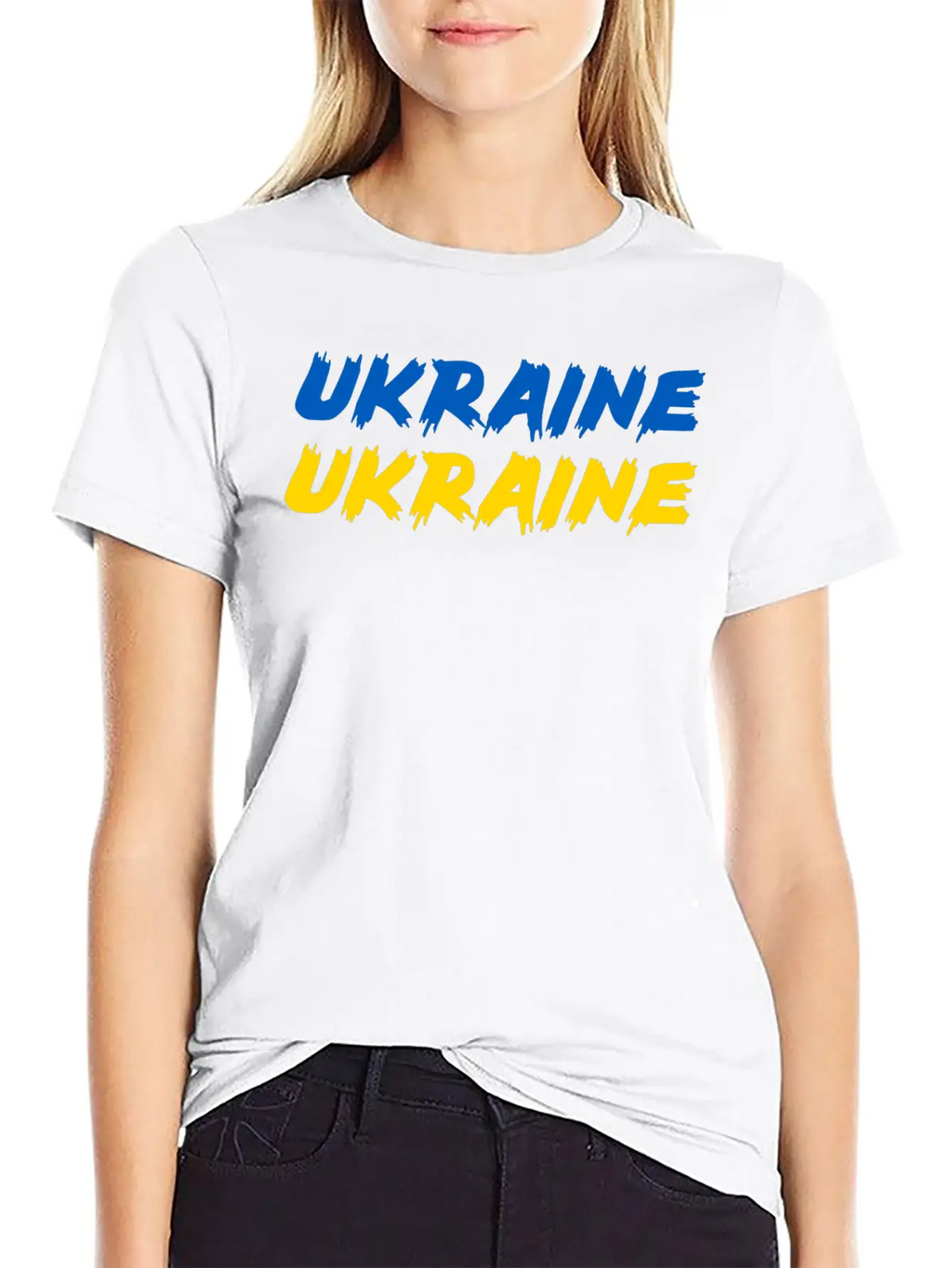 Ukraine Flag Stylish Everyday T-Shirt – Unisex Basic Cotton Tee