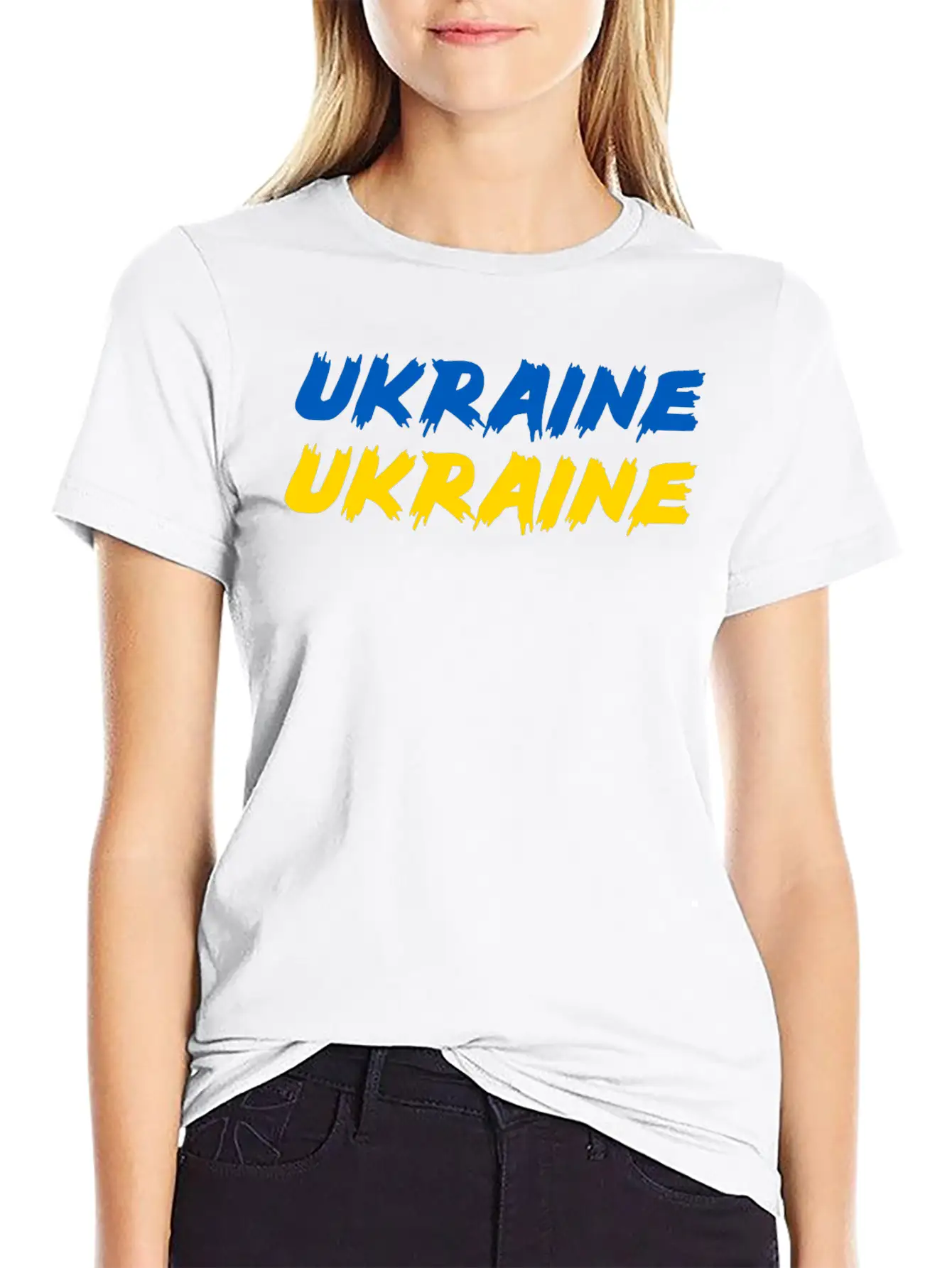 Ukraine Flag Stylish Everyday T-Shirt – Unisex Basic Cotton Tee