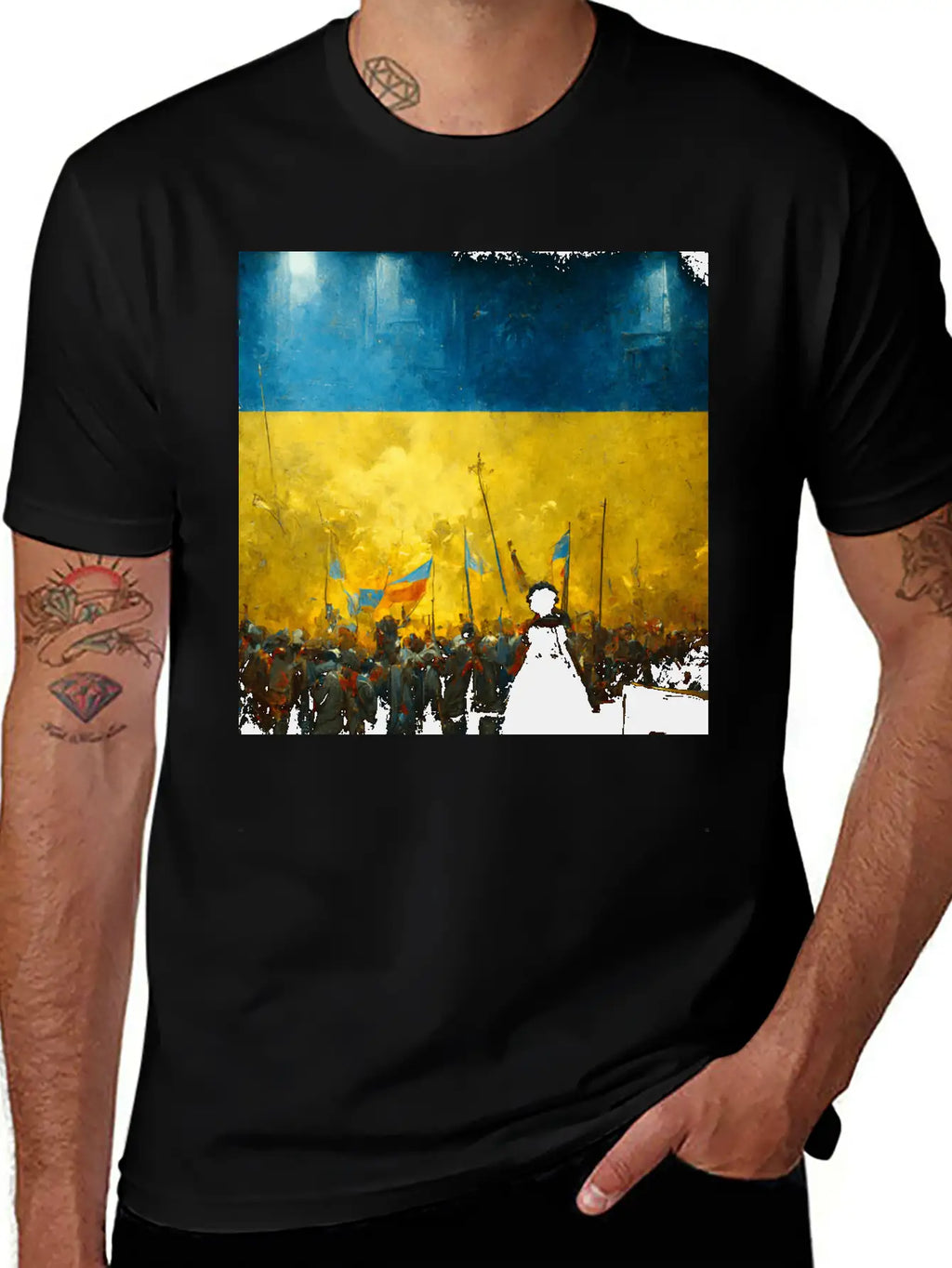 Ukraine Victory Casual Graphic T-Shirt – Simple And Comfortable Daily Wear