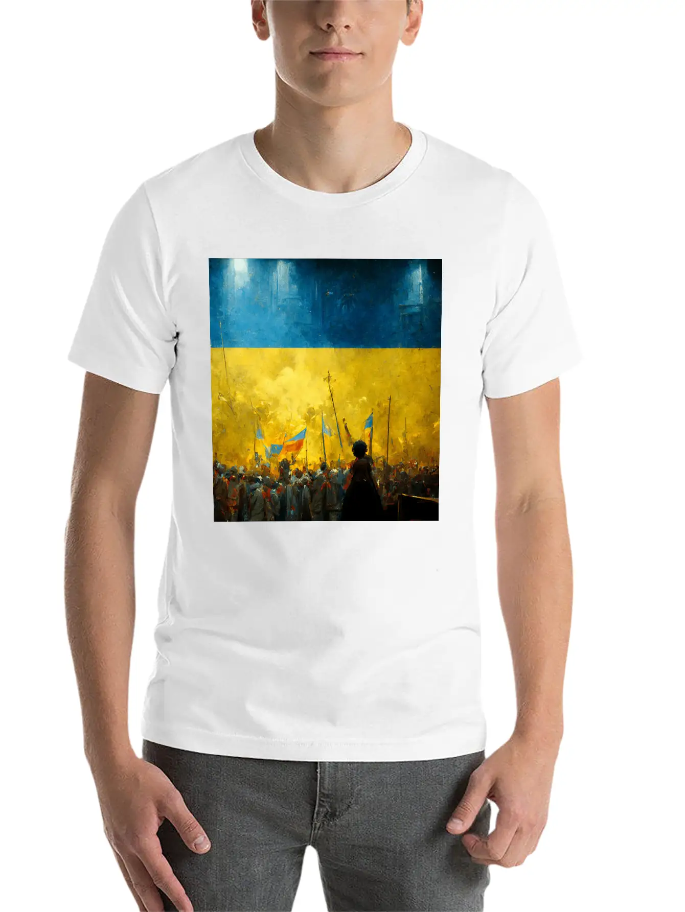 Ukraine Victory Casual Graphic T-Shirt – Simple And Comfortable Daily Wear