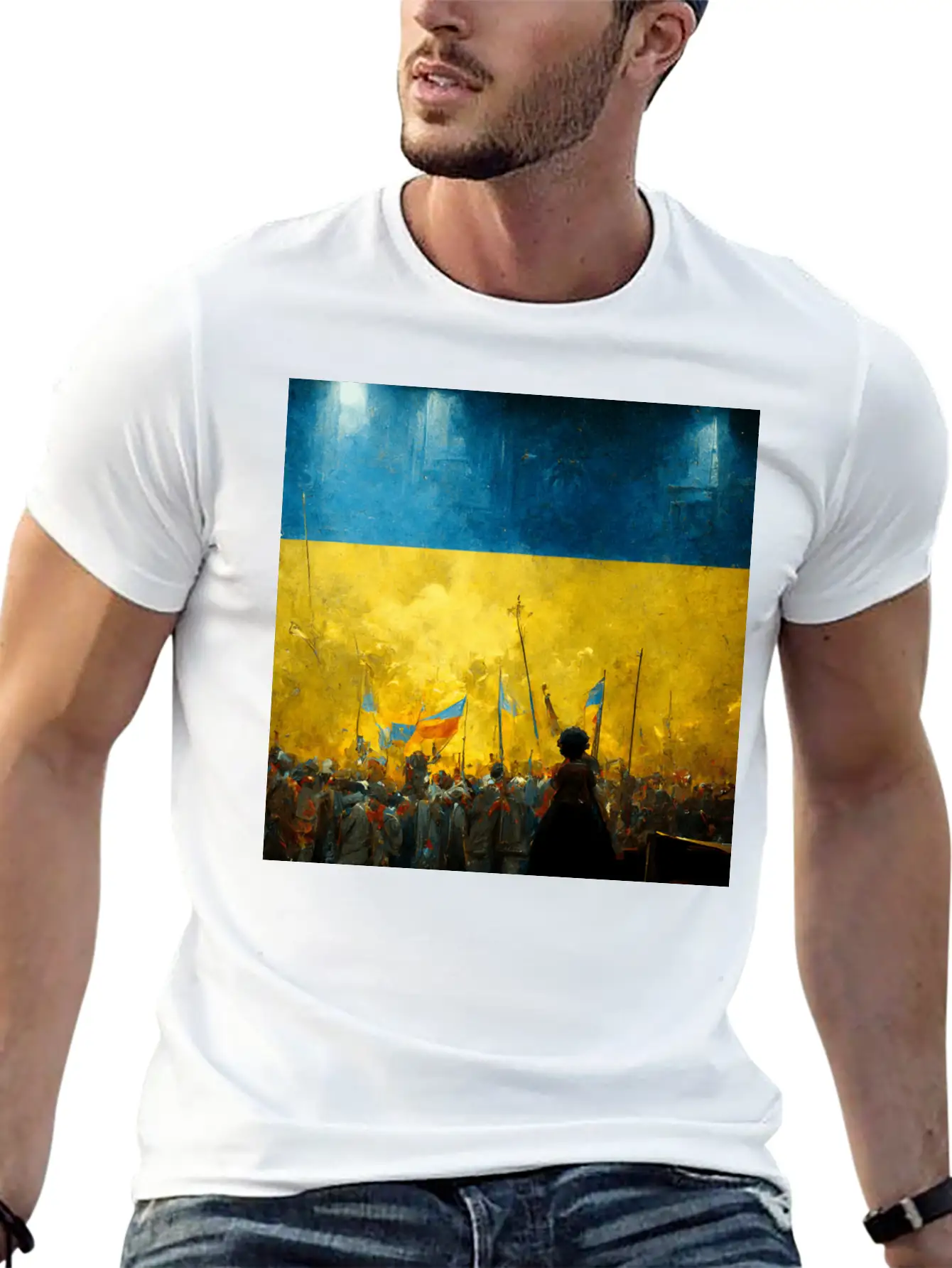 Ukraine Victory Casual Graphic T-Shirt – Simple And Comfortable Daily Wear