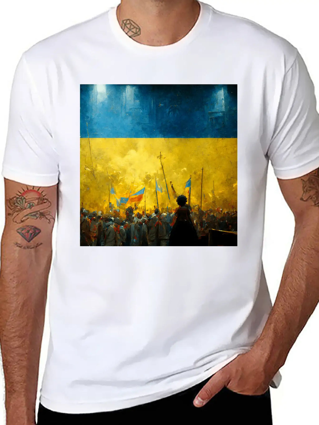 Ukraine Victory Casual Graphic T-Shirt – Simple And Comfortable Daily Wear